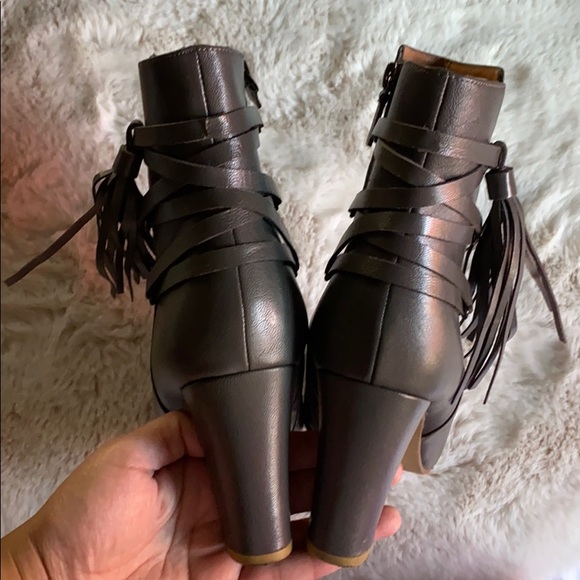 Halogen Gray Tassel Booties - Picture 5 of 8